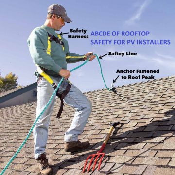 Solar PV Safety – working on rooftops..